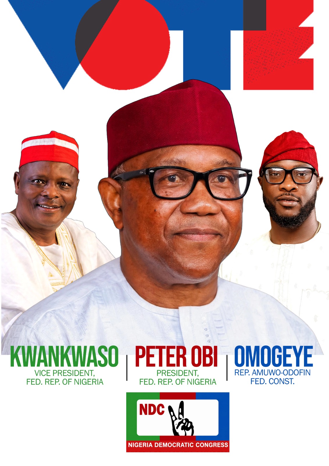 Campaign team portrait featuring Omogeye